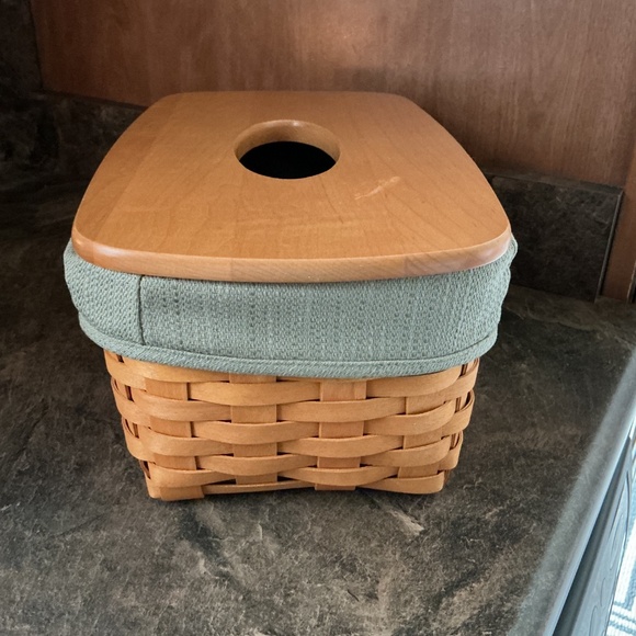Longaberger Long Tissue Basket Set - Picture 2 of 13
